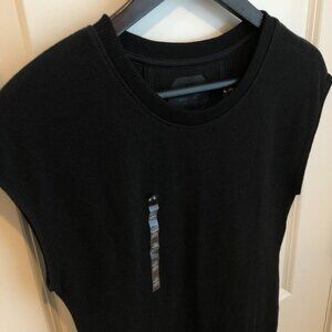 NEW Under Armour Black sleeveless Cotton Knit Dress Size XS Stretch
